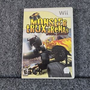 Monster Trux Arenas Special Edition Nintendo Wii Game Tested‎ & Working